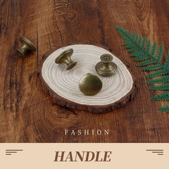 12 Pcs Cabinet Knobs Metal Drawer Knobs Round Dresser Handle 12 Pack Brass