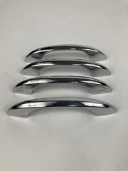 MCM Vintage Drawer Pulls 2.75″ Center Chrome Handles Lot of 4