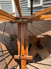 Antique Wooden Perfection Clothes Drier Rack | L. Hopkins North Girard, PA