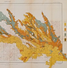 1907 Butte County South Dakota Belle Fourche Map ORIGINAL 30X17 INCHES
