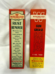 Winchester Gun Grease & Winchester Rust Remover 2pk Vintage Collectible