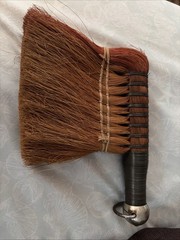 Antique Turkey Wing Whisk Broom Skillfully Handmade Excellent Shape