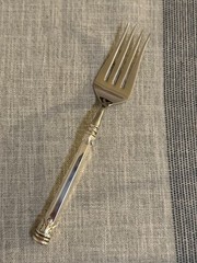 Cold Meat Serving Fork Hollow Handle Olympia (Sterling, 1976) by WALLACE SILVER